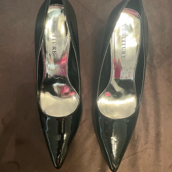 Escarpins Pointus Jones New York - Taille 6.5 US - Marron/Noir - Occasion Bon état